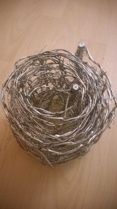 Conjunto de Decoração de Natal prateada