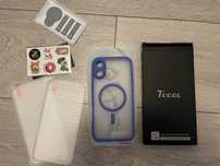 Etui do iPhone 16 Plus (magesafe) Blue + 2 szkła