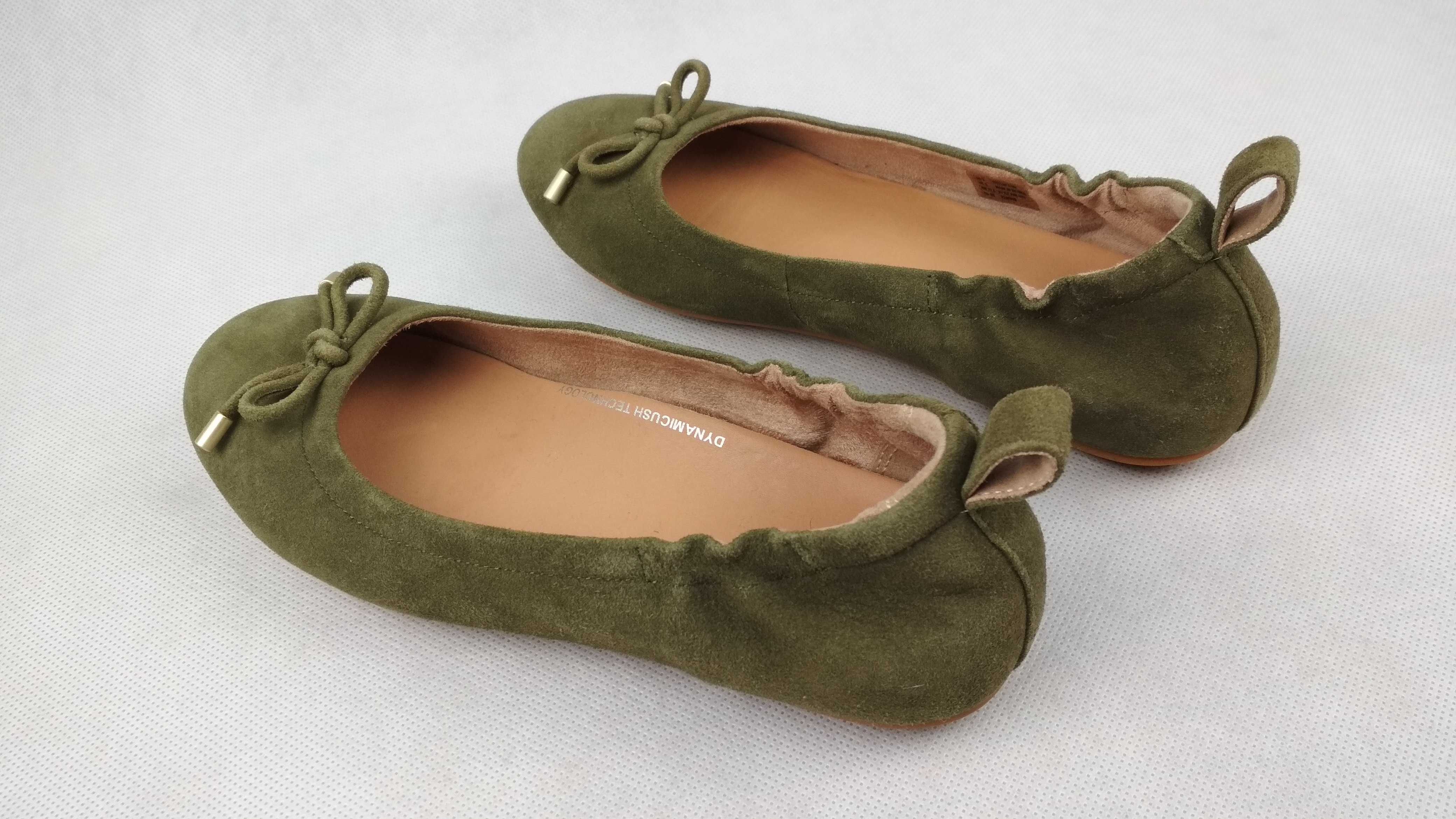 FITFLOP Ballet Mossy 6 Buty Balerinki Baleriny Skórzane Roz. 36