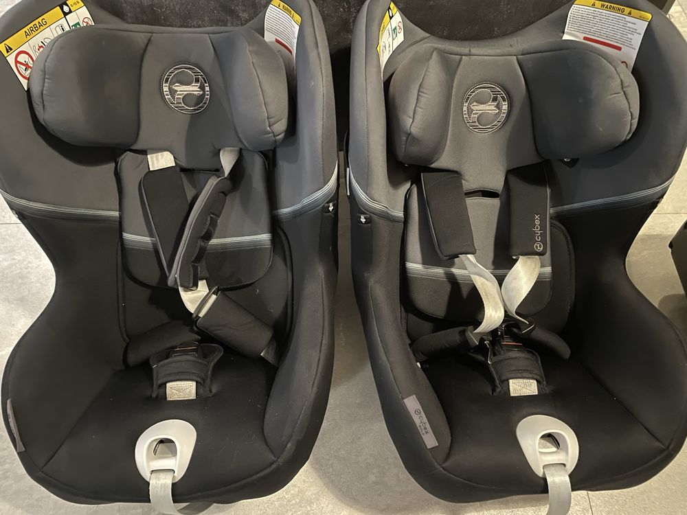 Dwa komplety! 2x Cybex Sirona M2 + 2x Aton M + 2x baza!