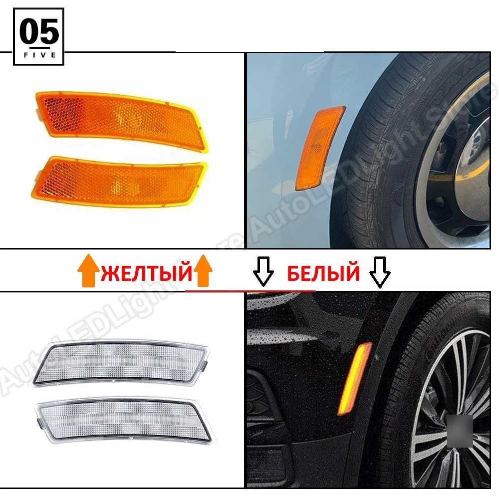 Катафот L+R поворот отражатель боковые габарит Tiguan Beetle