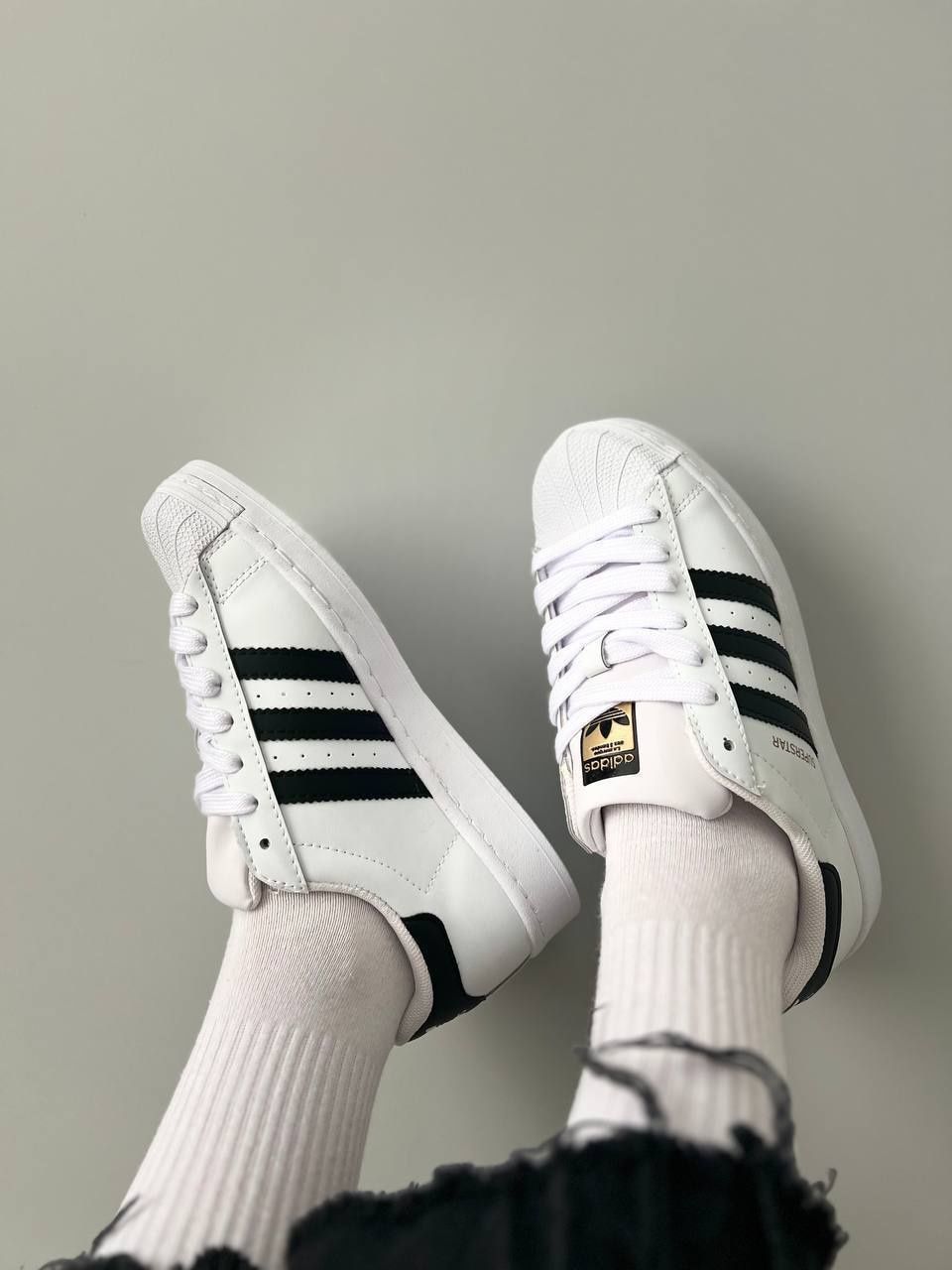 Adidas Superstar, Adidas Superstar White Black , Адідас суперстар
