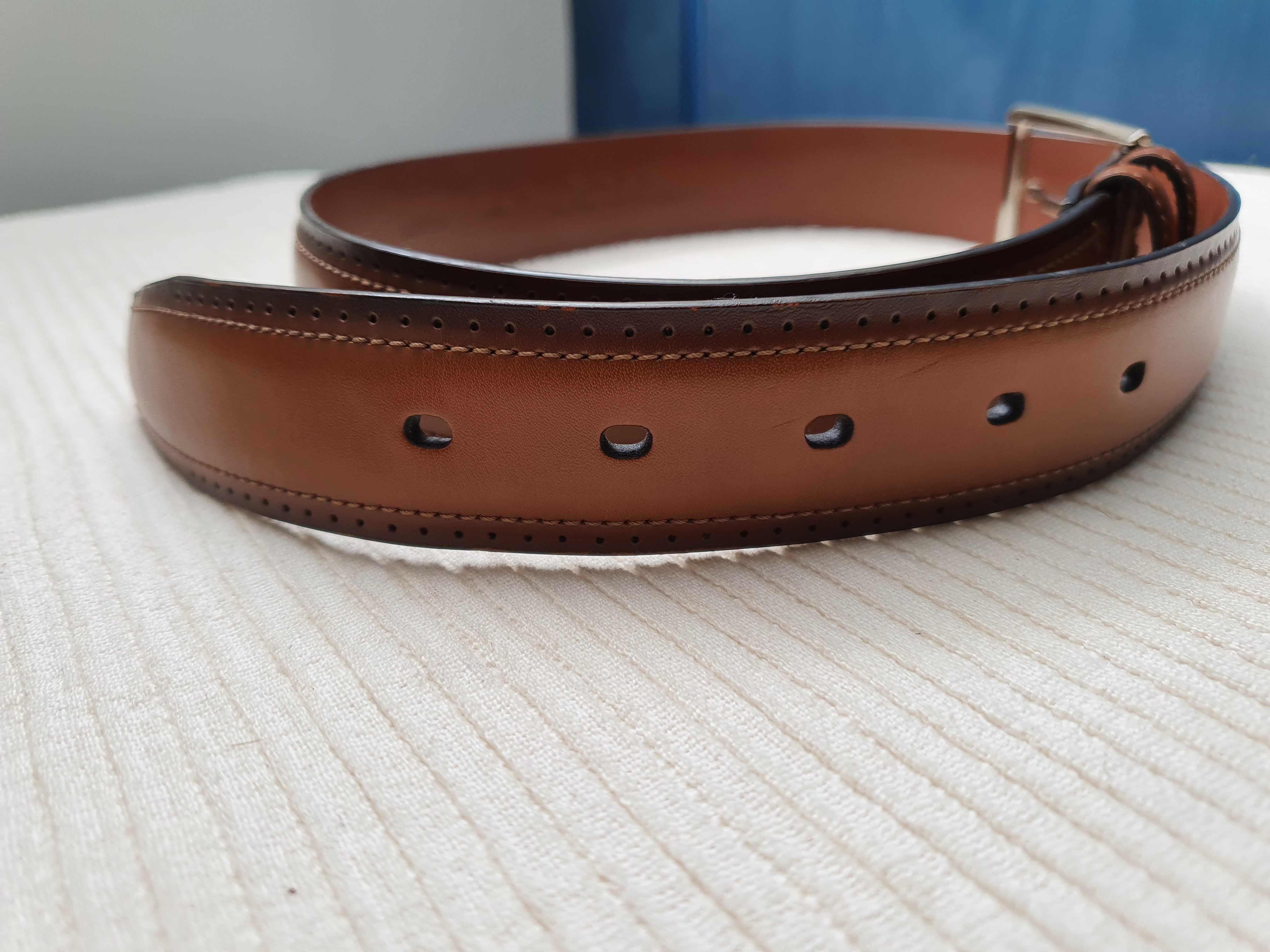 Original Penguin pasek skorzany 70-80