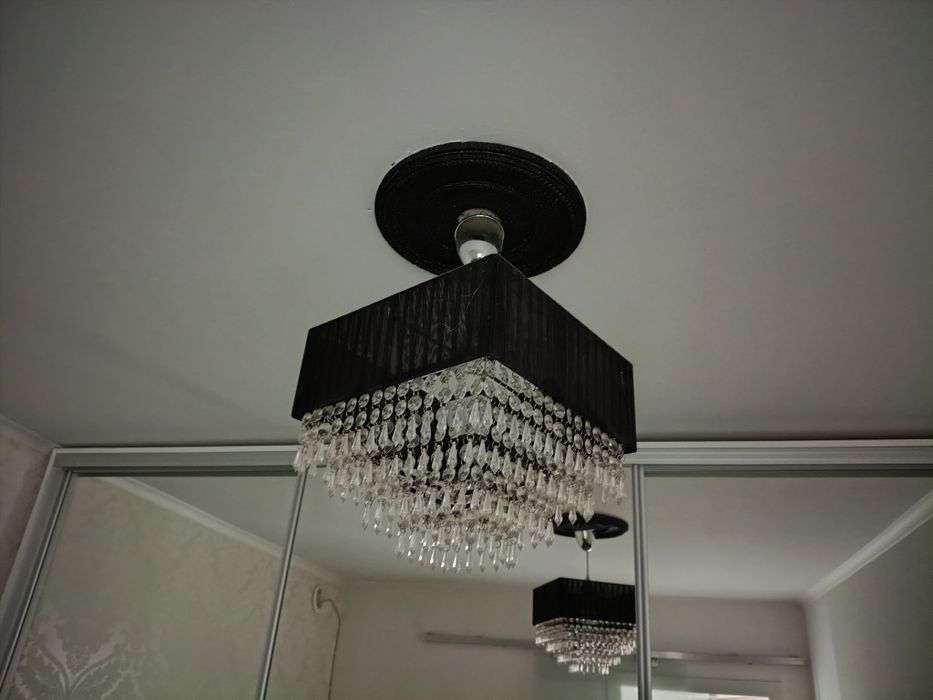 Lampa sufitowa wisząca kryształki
