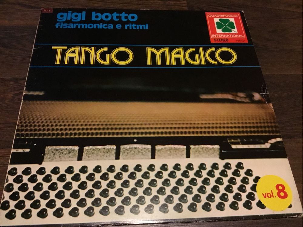 Gigi botto fisarmonica e ritmi tango magico vol. 8 winyl