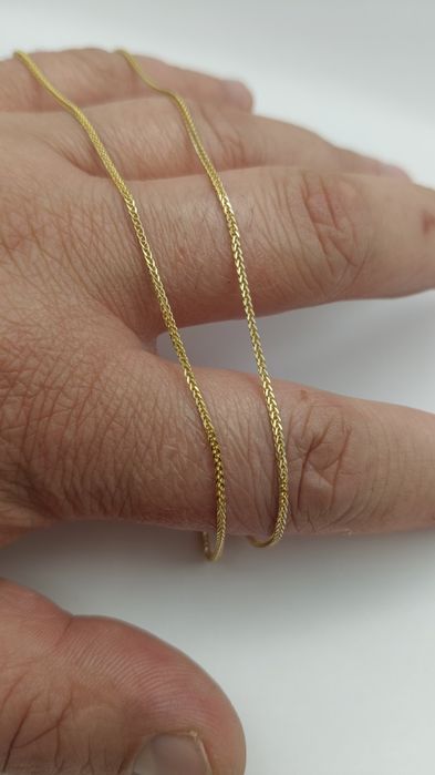 Złoty Łańcuszek Lisi Ogon 50cm Pr.585 Nowy Zapraszamy