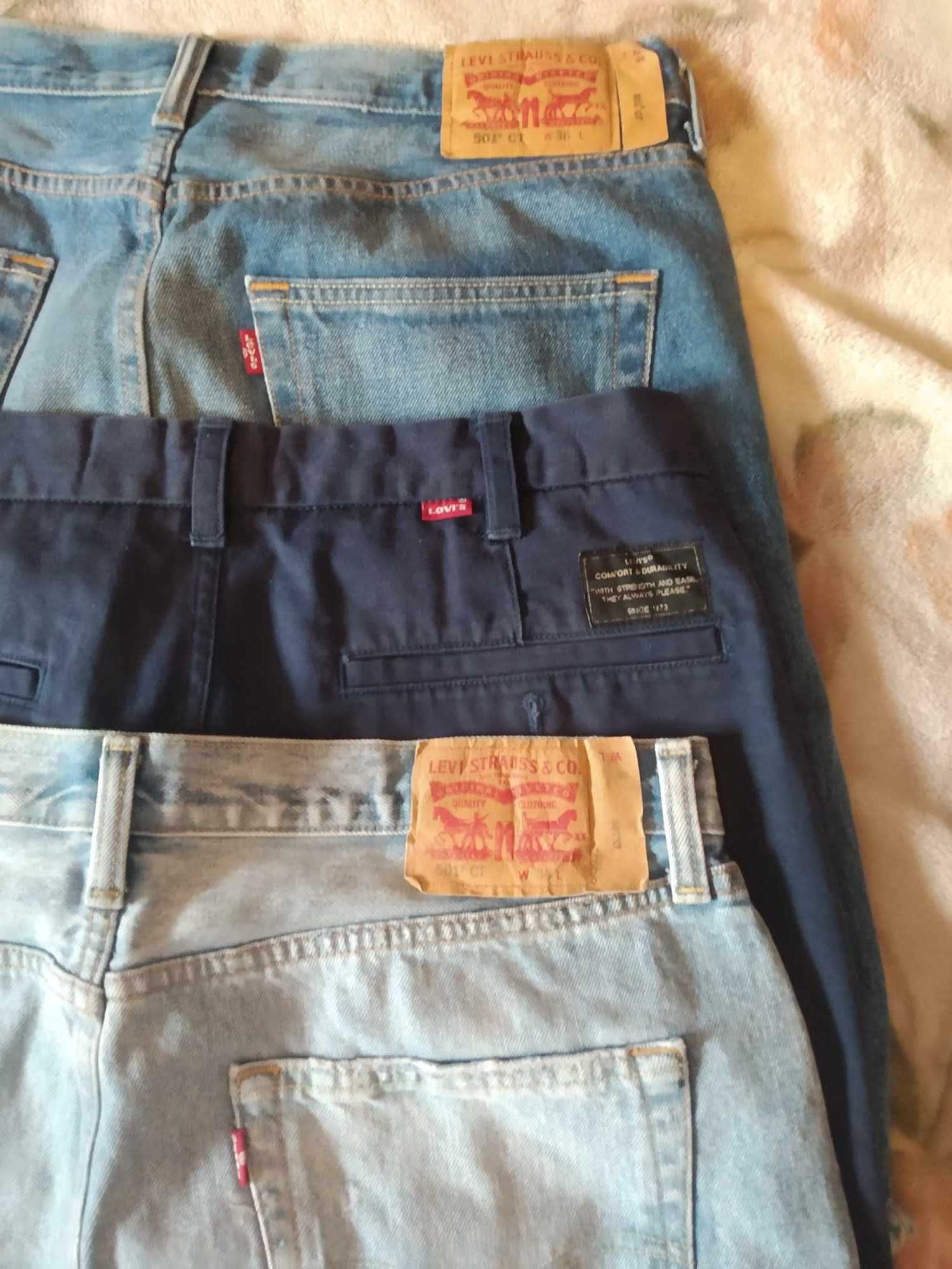 Levi's spodnie krótkie roz.36 bdb - 3szt Okazja