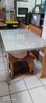 Mesa de jantar retangular