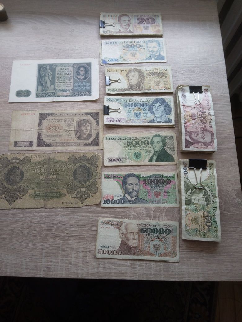 Banknoty PRL! Dobry stan!