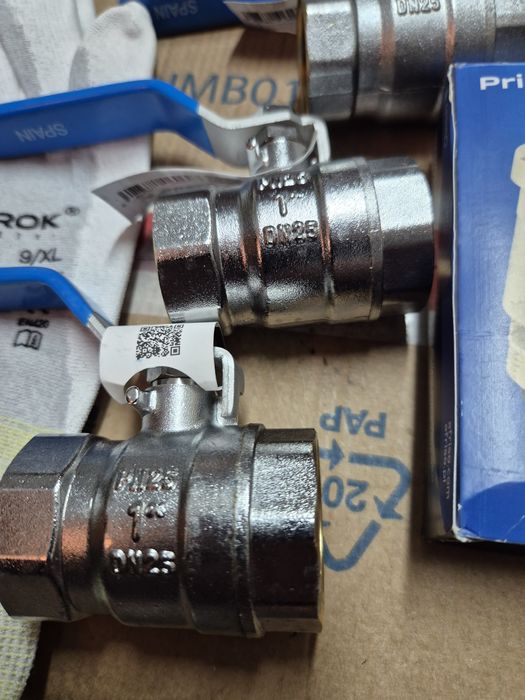 3 sztuki zawór kulowy DN 25 - 1" | kulówka | odpowietrznik + gratis