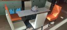 Mesa de sala em vidro