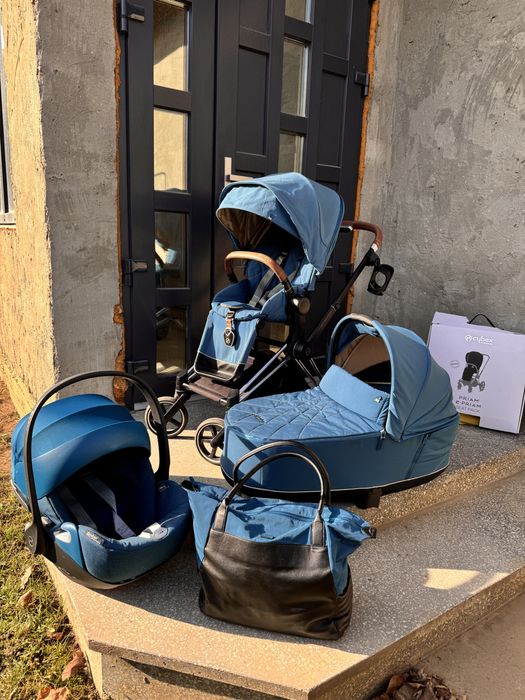 Коляска Cybex Priam 3 в 1 Blue Turquoise