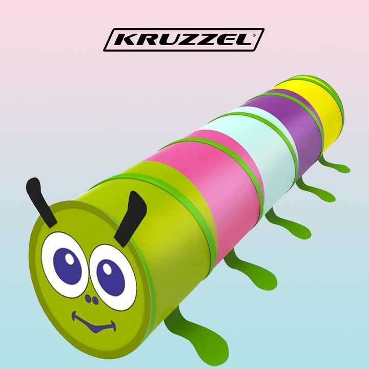 Namiot dla dzieci  gąsienica Kruzzel 23926 TUNEL do zabawy 165cm