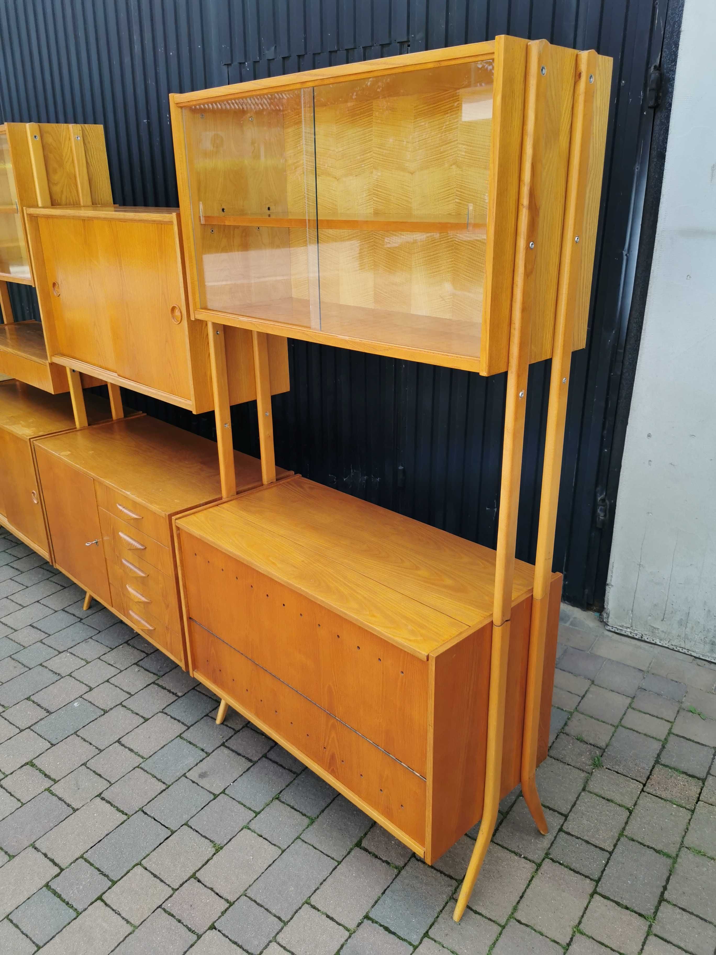 Meblościanka modułowa MONTI 300, proj. F. Jirák, Czechosłowacja '60