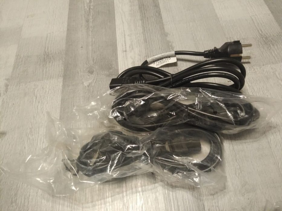10x Kabel zasilający do monitorów, komputerów, drukarek, projektorów.