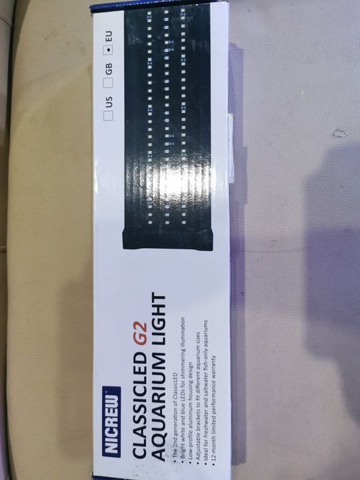 Lampa led Nicrew G2 oświetlenie led do akwarium 60cm 15w Mińsk Mazowie