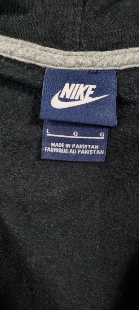 Bluza damska Nike, na suwak, rozsuwana, zip hoodie, logo,swoosh czarna