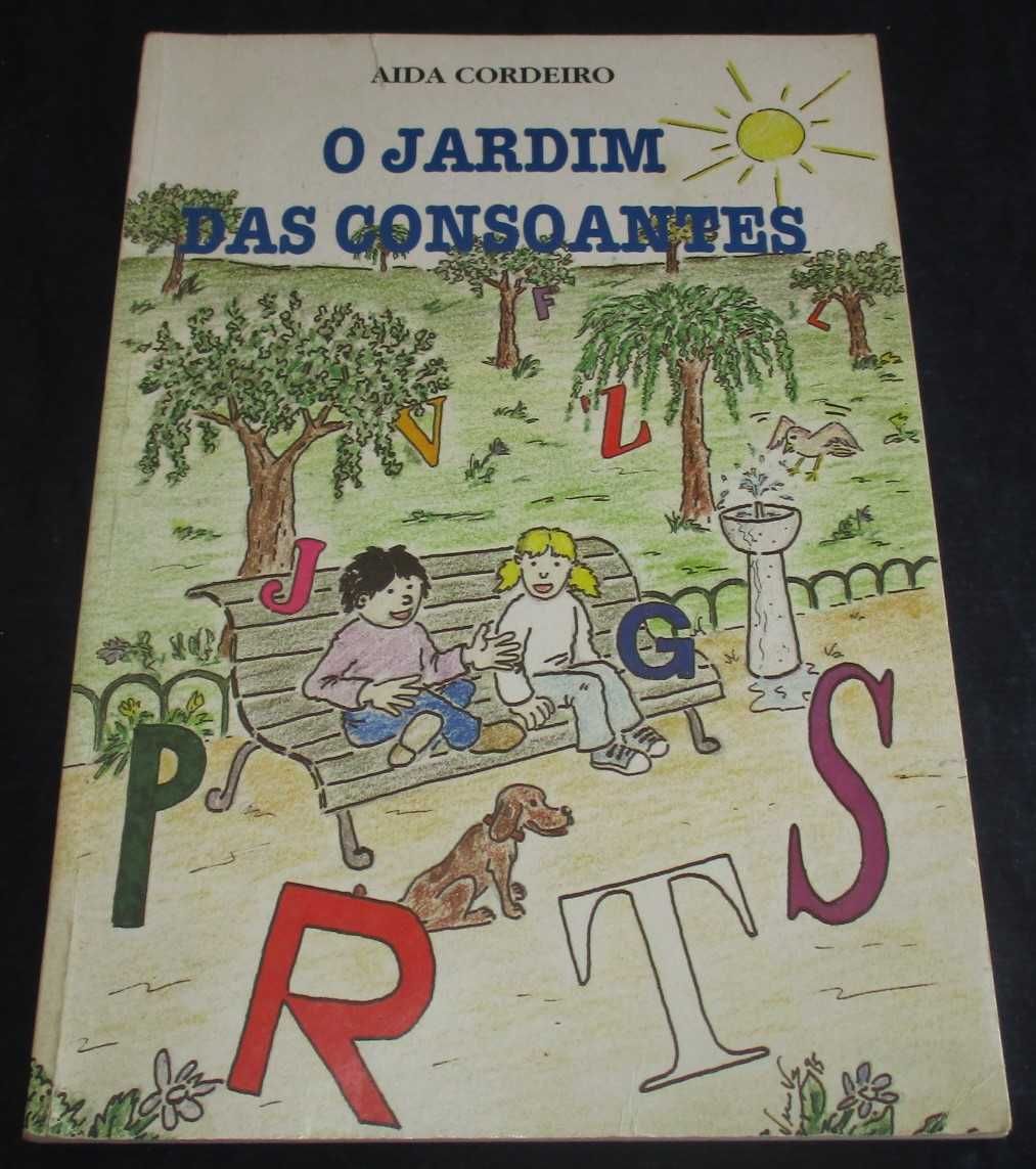 Livro O Jardim das Consoantes Aida Cordeiro Autografado