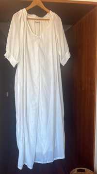 Vestido branco comprido, tamanho único