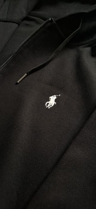 Czarna bluza zapinana Polo RL