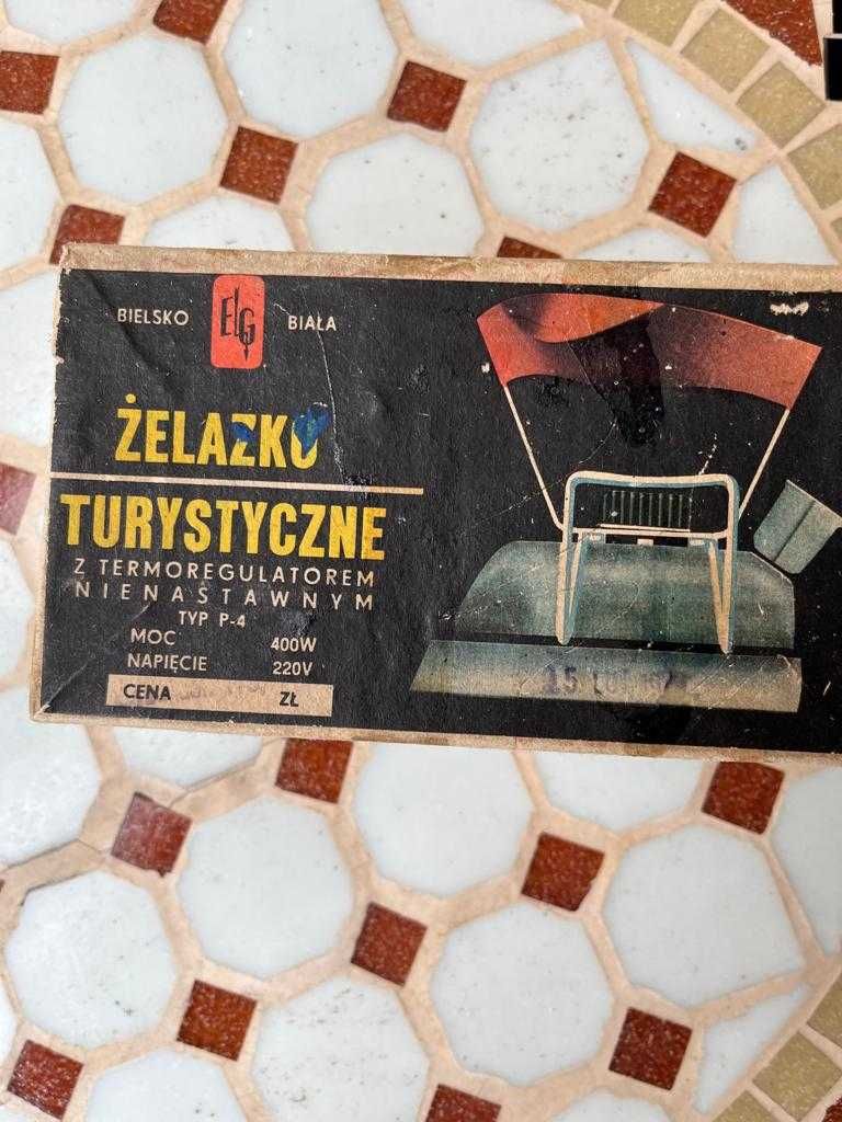 żelazko turystyczne moc 400 W z termoregulatorem czasy PRL