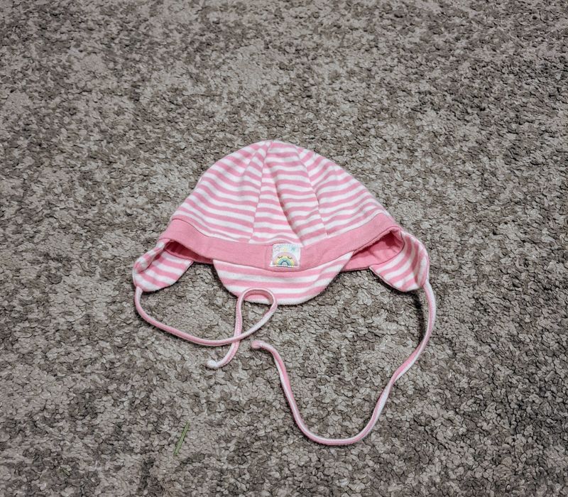 Czapeczka bawełniana dla dziewczynki r. 41-43