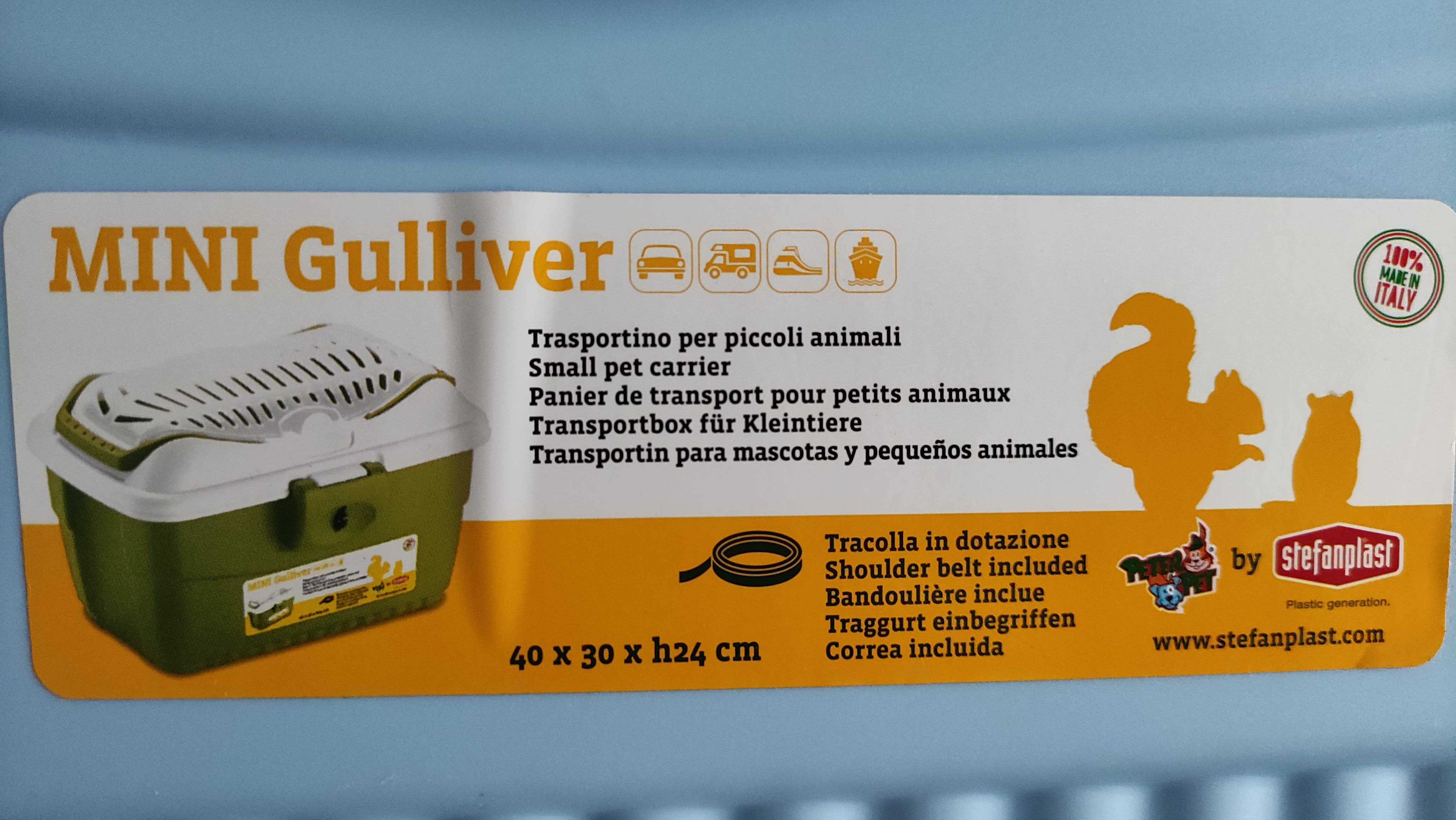 transporter Gulliver Mini do przewozu małych zwierząt do 2,5 kg