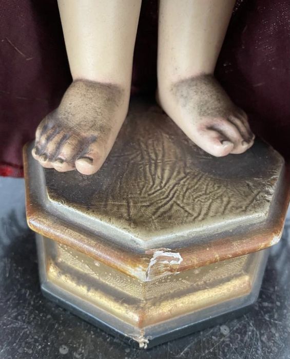 Menino Jesus de vestir em madeira, sec. XIX