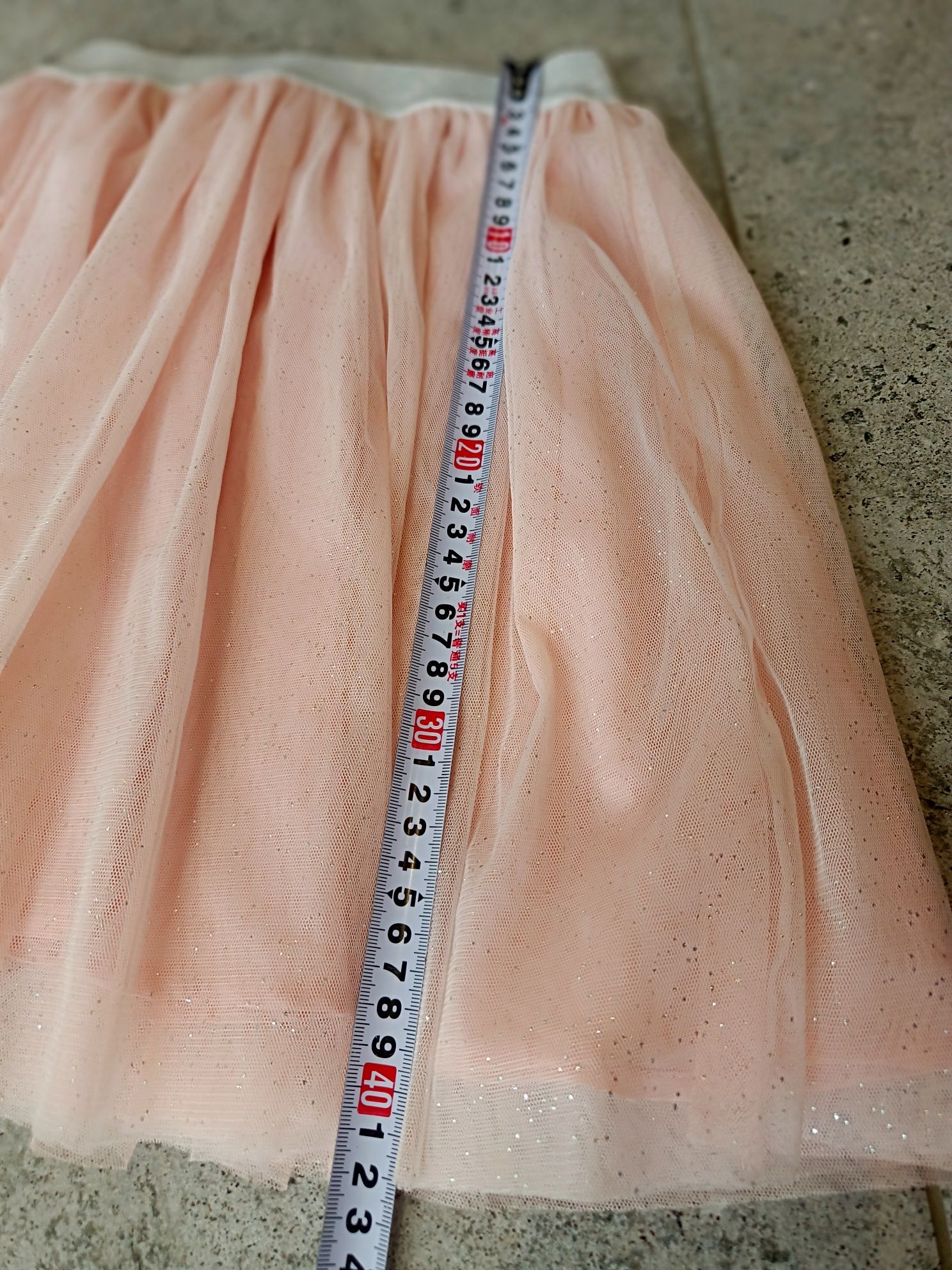 Różowa spódniczka tiulowa rozm 146cm