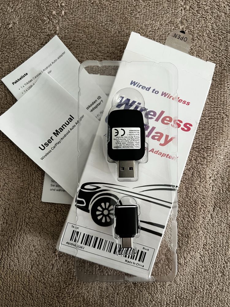 Adapter Android auto i apple car na bluetooth