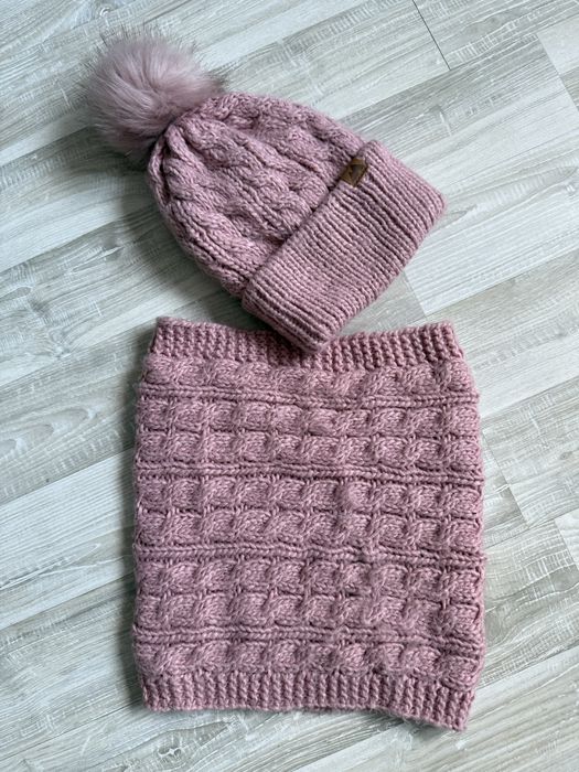 Komplet H&M czapka szalik komin 134 zestaw