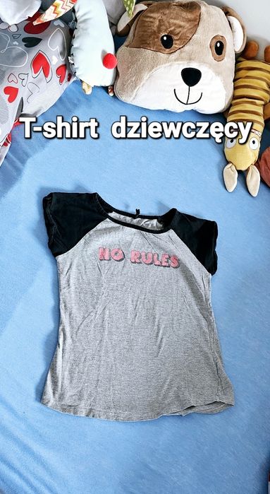 Tshirt No Rules dziewczęcy r.146/152 girl tshirt
