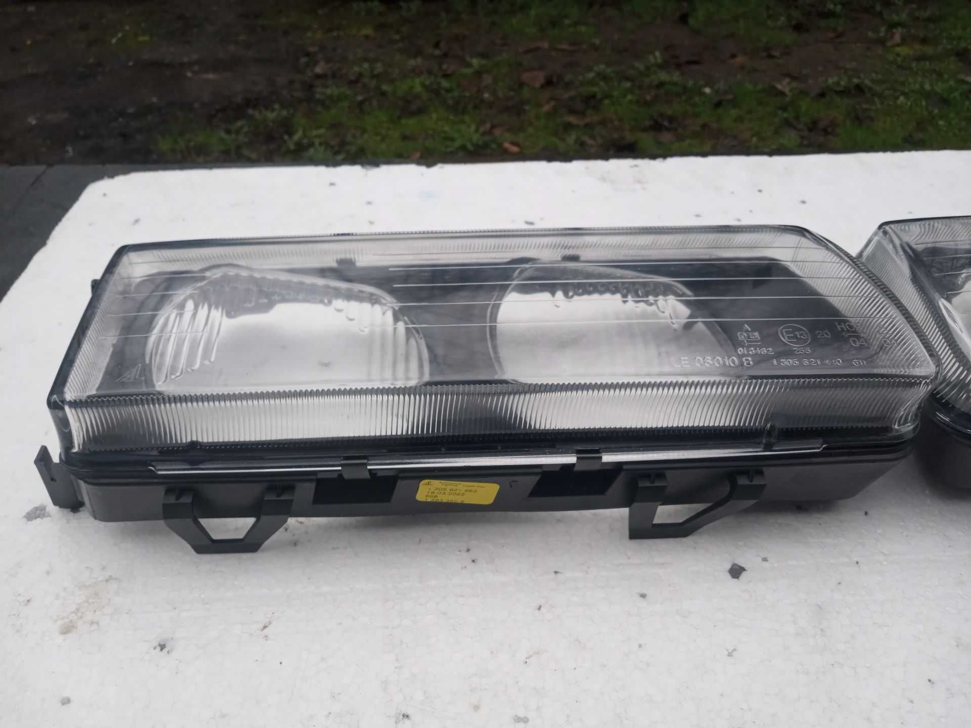 Klosze szkła lamp soczewkowych Bosch/AL BMW E36 LEWY+PRAWY NOWE