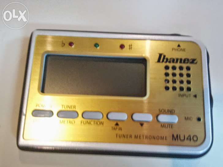 Ibanez MU40 Tuner i Metronom w jednym MU 40 metrotuner