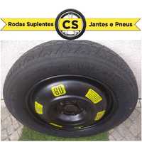 Roda suplente 16 5x108 PSA Peugeot Citroen  Pneu fino Jante emergenci