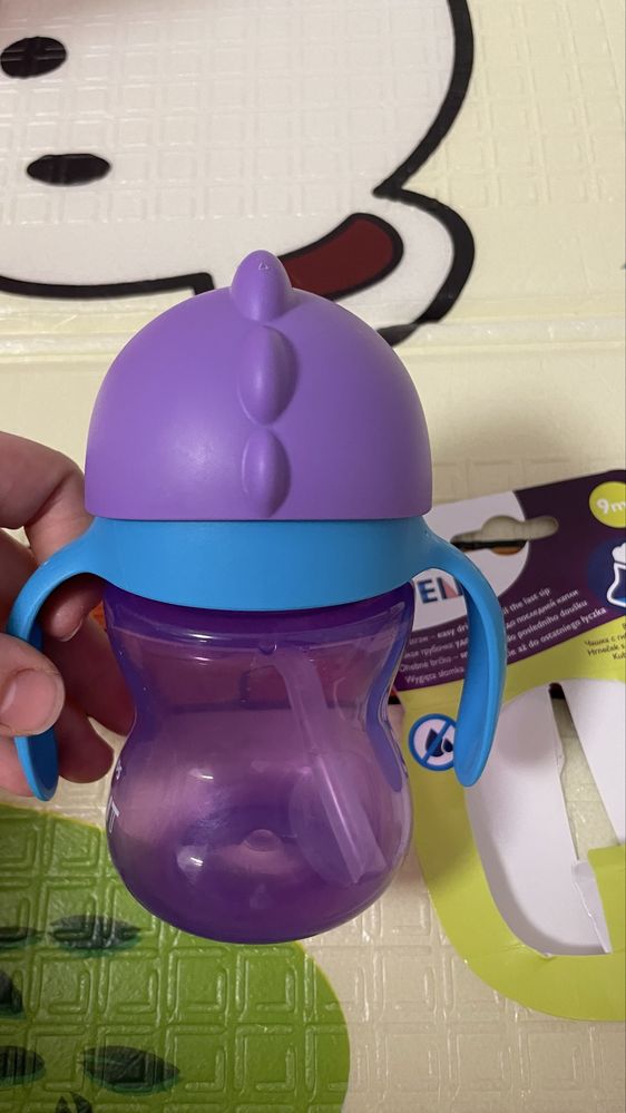Как новая Чашка с трубочкой philips avent поильник от 9 мес