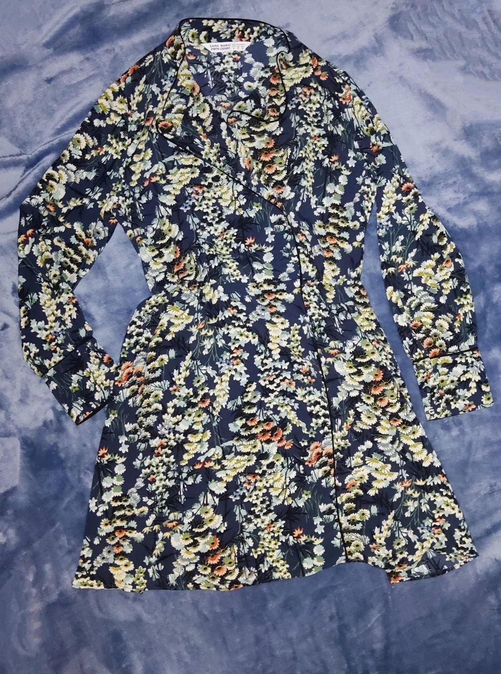 Платье с принтом  ZARA