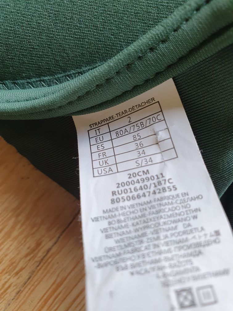 Kostium kąpielowy Calzedonia dwuczęściowy S z cekinami push up Barbara