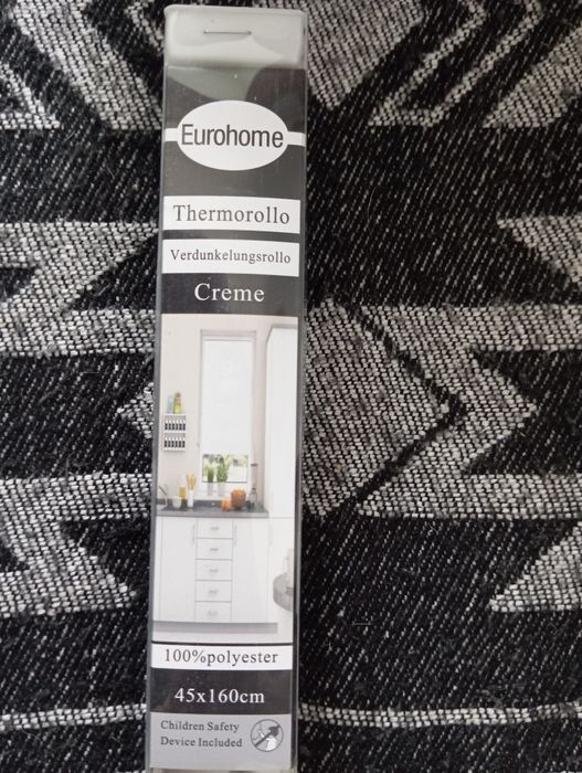 Roleta okienna 45x160 euro home kremowa nowa