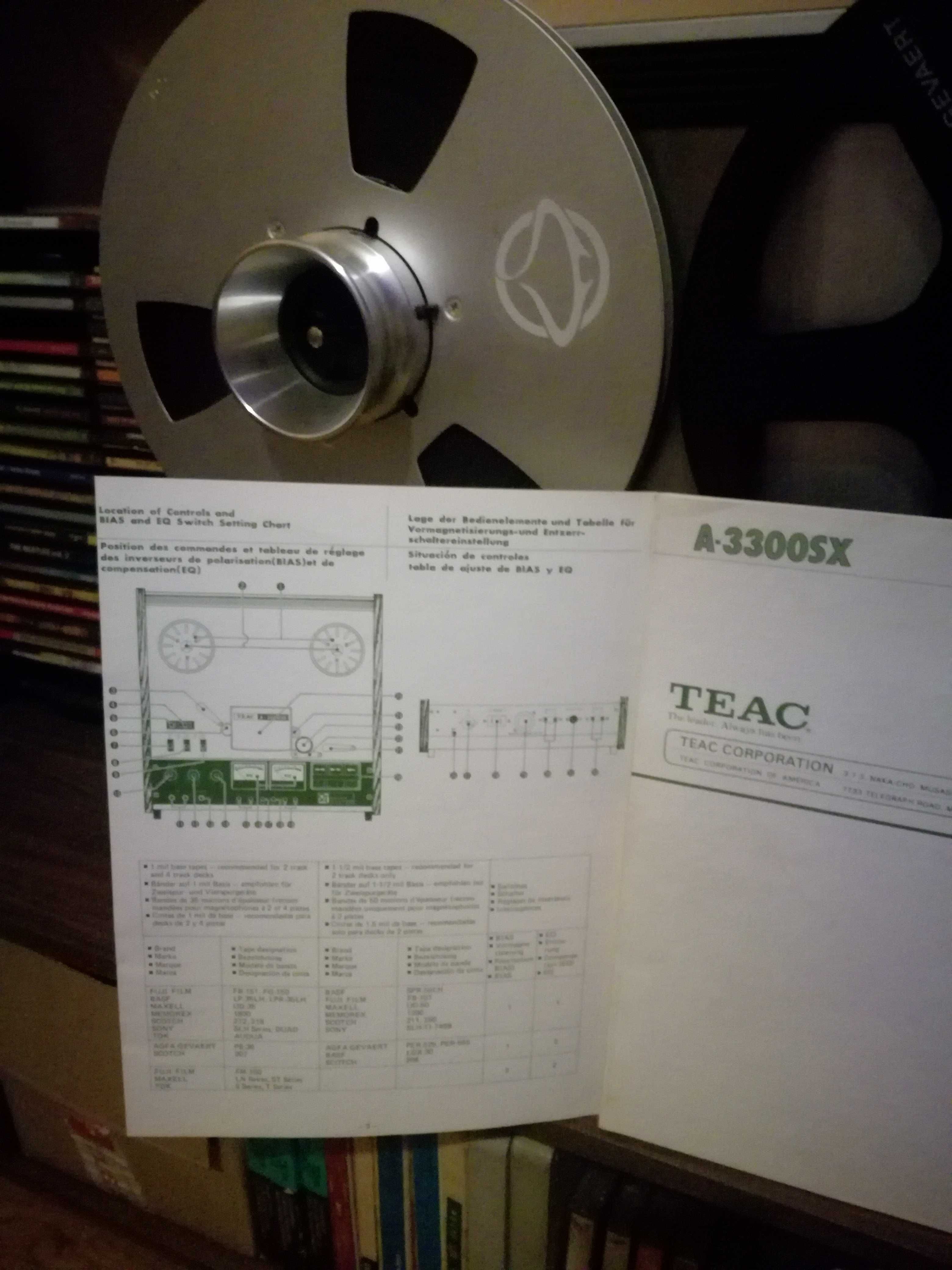 Magnetofon szpulowy deck TEAC A-3300sx