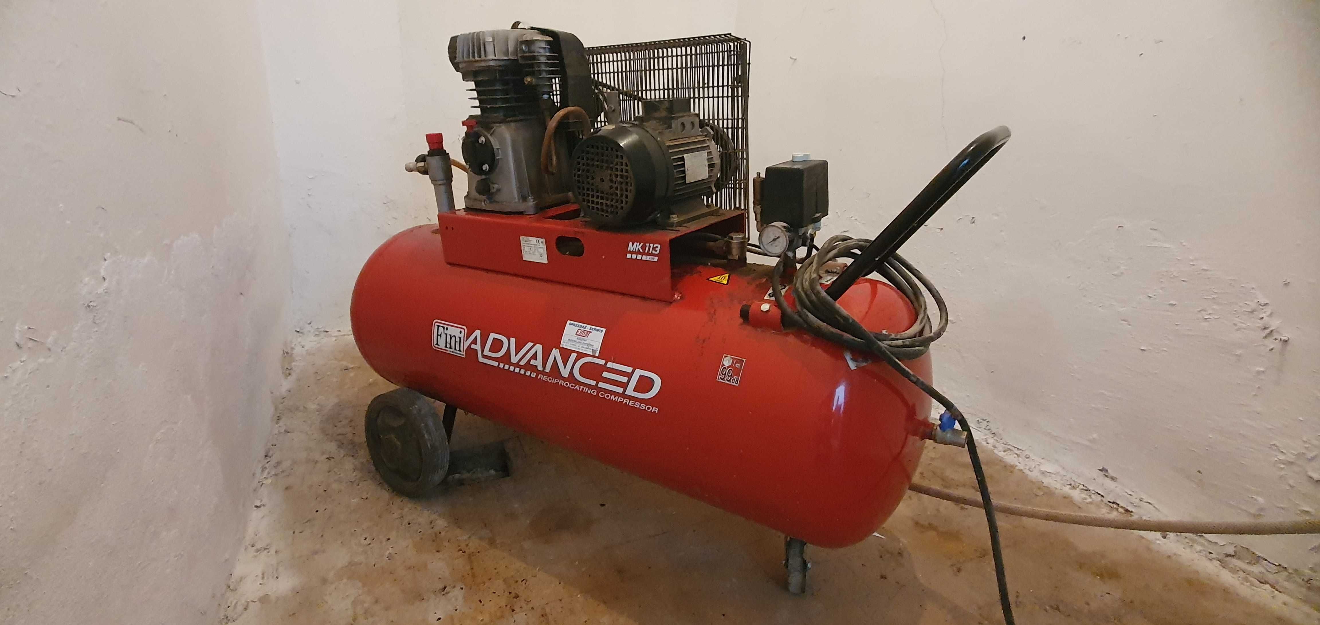 Sprężarka, Kompresor 200L Fini MK 113, 3 kW