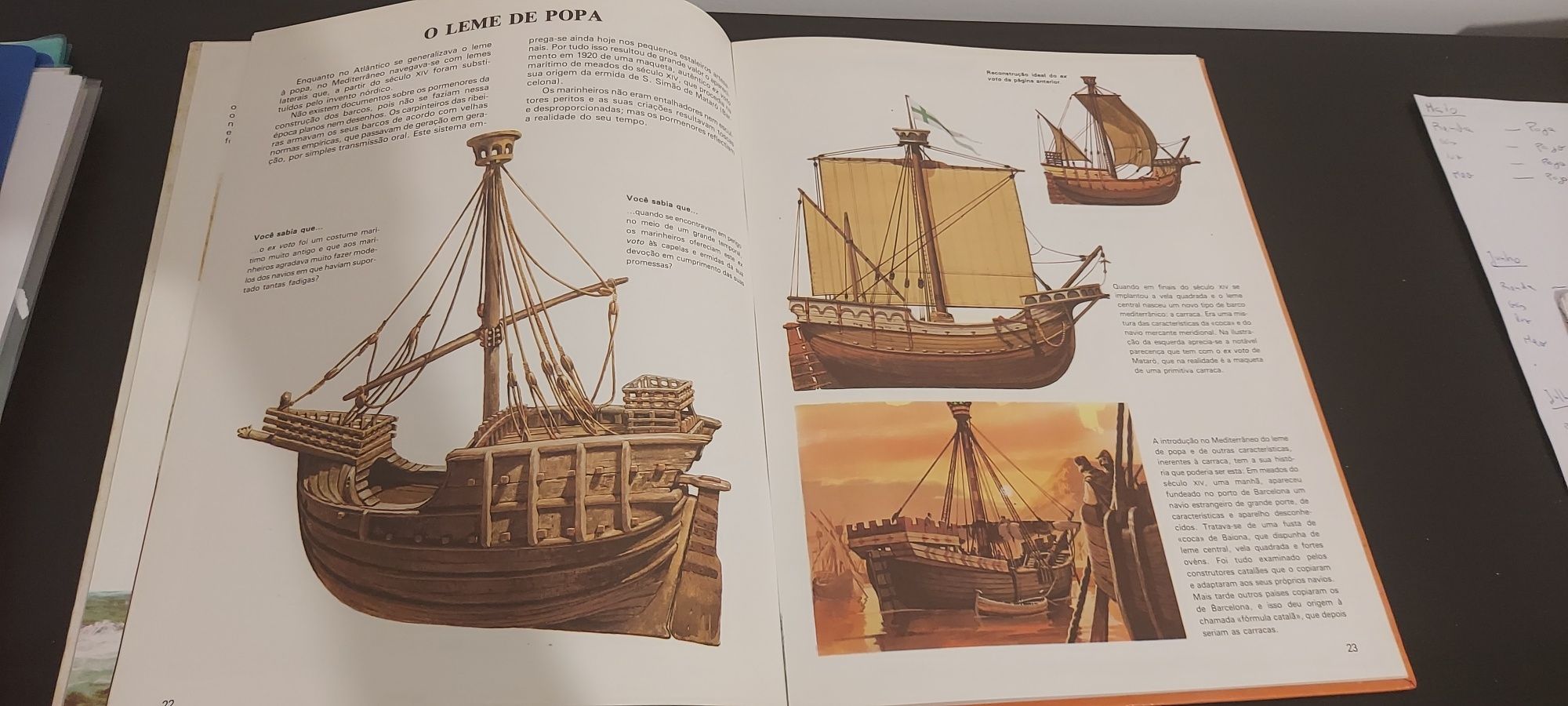 Historia ilustrada dos barcos