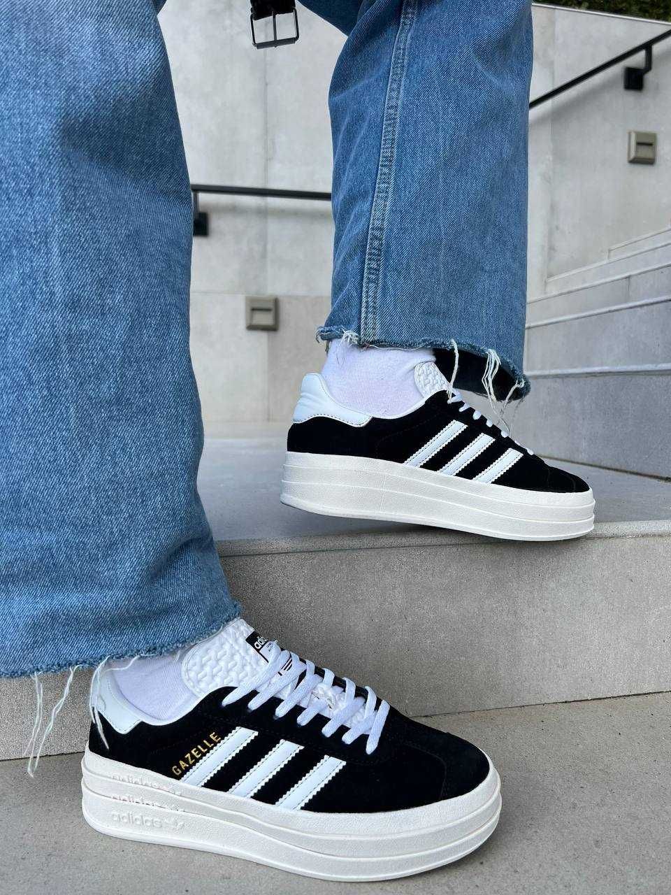 Adidas Gazelle Platform Black