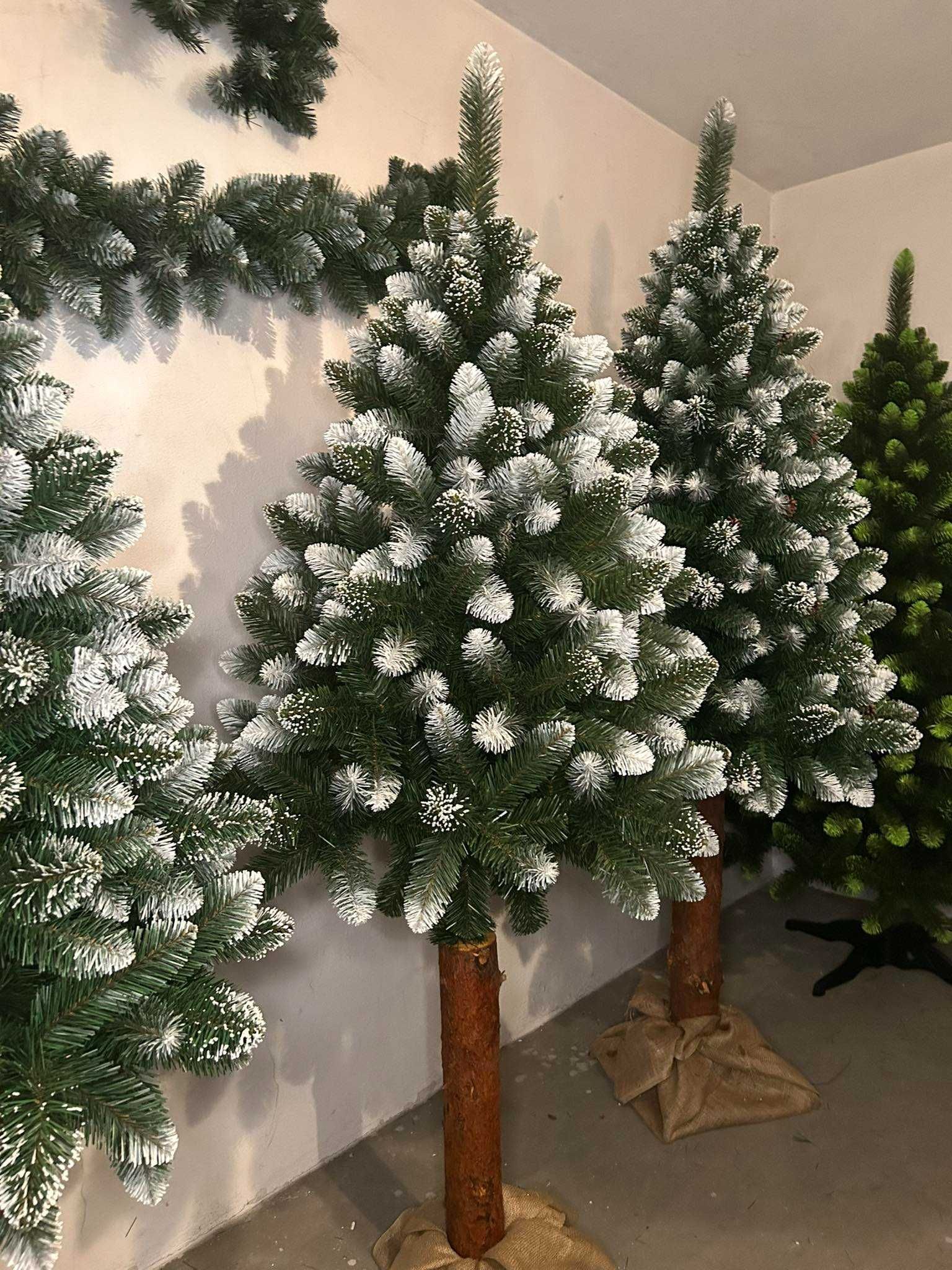 Choinka Sztuczna na pniu - 180cm - Sosna Diamentowa gęsta - producent