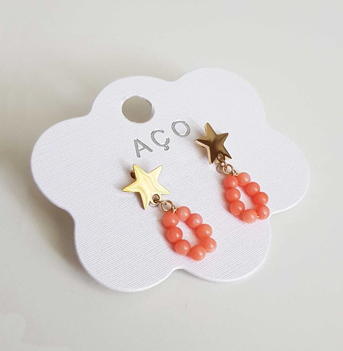 Brincos de Aço Inoxidável