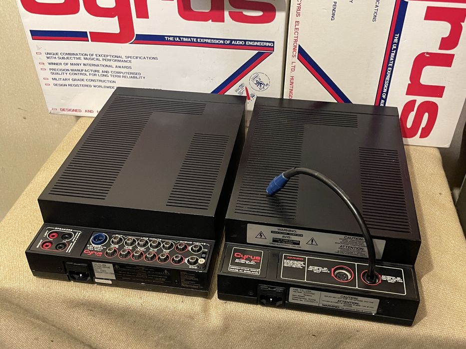 Шикарный британский HI-END усилитель CYRUS TWO + PSX (2х125Вт/14кг)