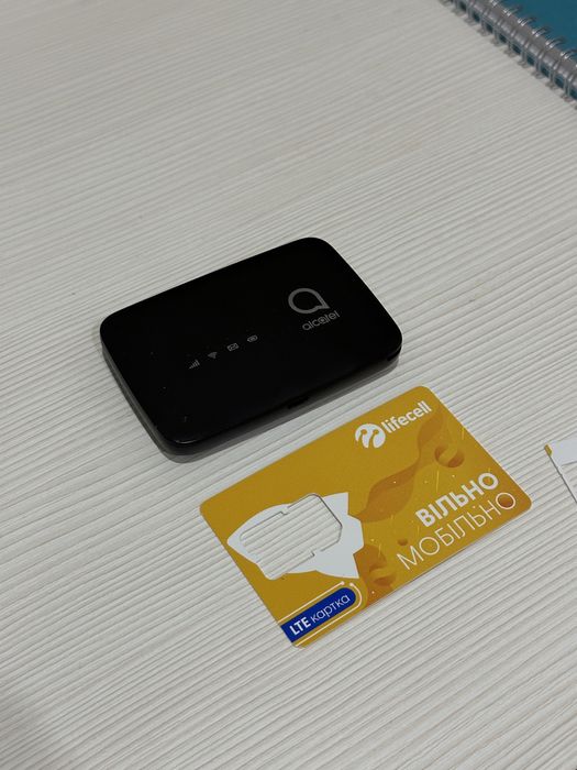 4g модем, працює від sim-карти (вайфай) alcatel