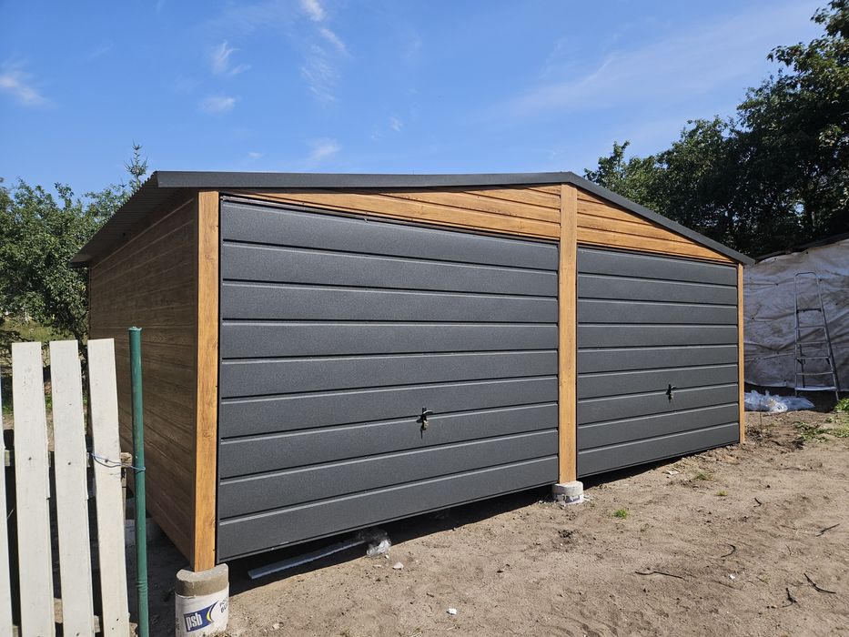 6x5,8 KUJ Garaże Blaszane Garaż Blaszany Blaszak Blaszaki Orzech Raty