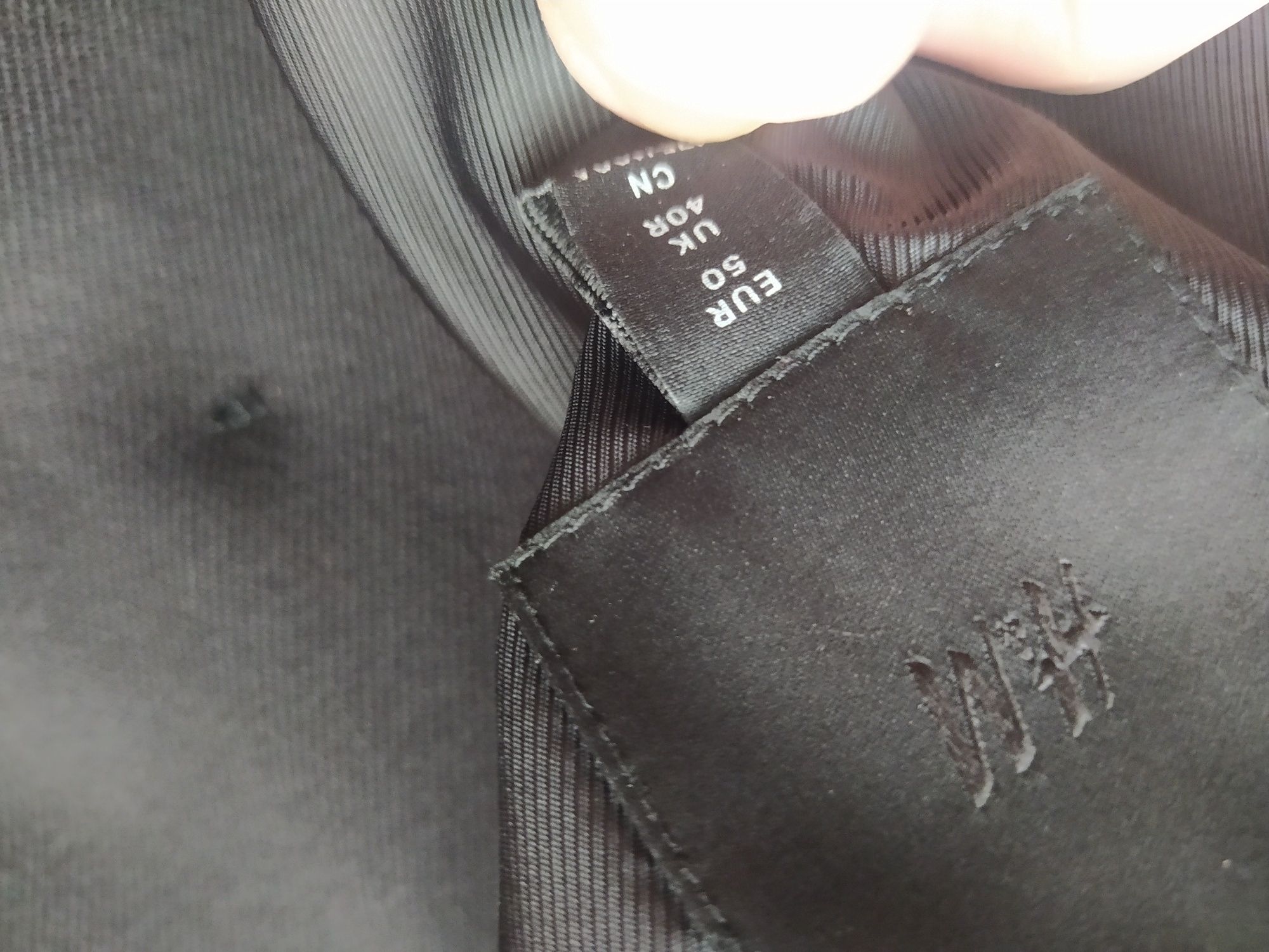 Płaszcz H&M czarny klasyczny dwurzędowy premium