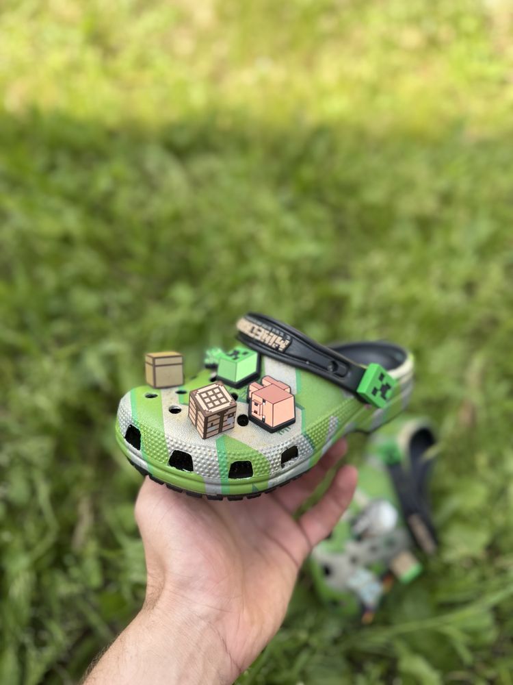 Детские  crocs Minecraft дитячі  крокси майнкрафт сабо Kids 23-34 size